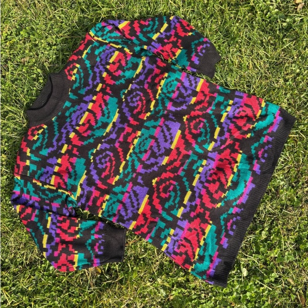 Colorful Patterned Sweater